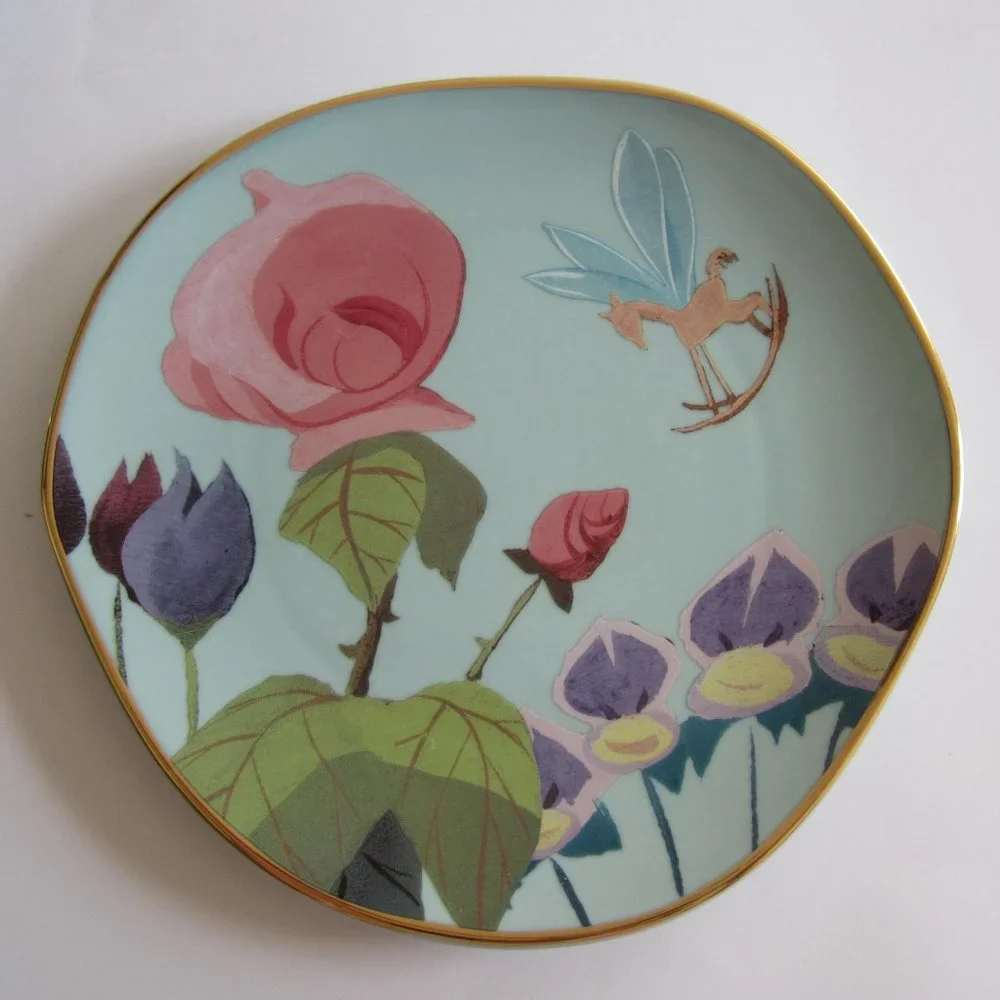 Disney Alice in Wonderland Mary Blair 4 Plates - Picture 8 of 9